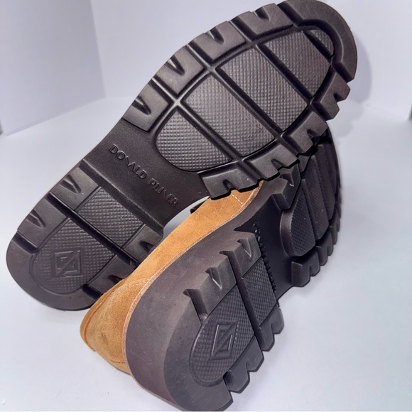 NWOB Donald J. Pliner Helio Suede Bit Buckle Detail Lug Sole Platform Loafers - Picture 7 of 9